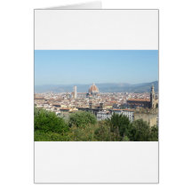 Italy Florence Duomo Michelangelo Square (New) Greeting Cards