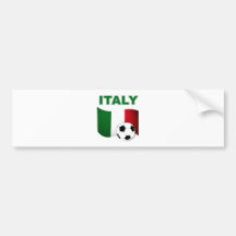 Italy Football 2010 World Cup Bumper Sticker