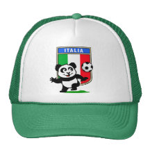 Italy Football Panda Hats