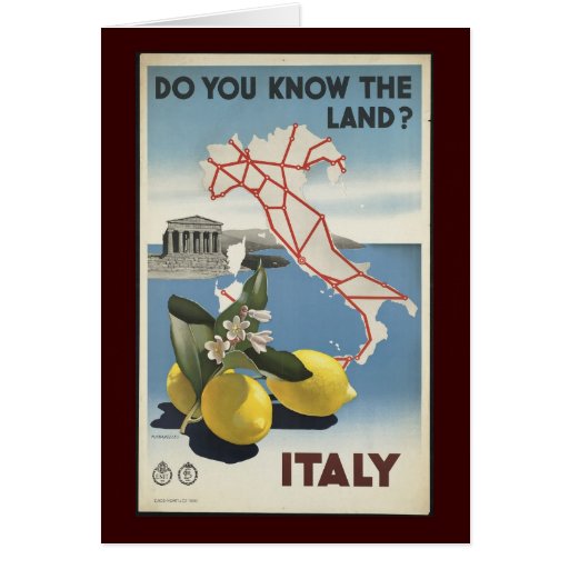 Italy Greeting Card