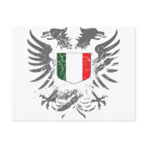Italy Grunged Post Card