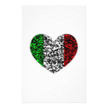 Italy Heart Stationery Paper