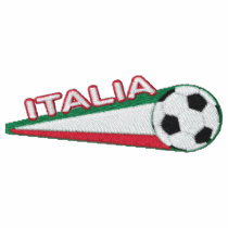 Italy italia Embroidered stripes and ball