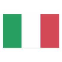 Italy – Italian National Flag Rectangle Sticker