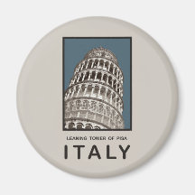 Italy Leaning Tower of Pisa Fridge Magnet