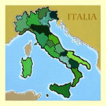 Italy Map posters