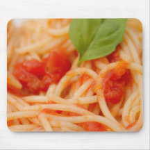 Italy, Orta, Lake Orta, spaghetti with tomato Mouse Pads