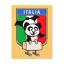 Italy Pommel Horse Panda Postcards