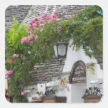 Italy, Puglia, Alberobello, Terra dei Trulli, Square Stickers