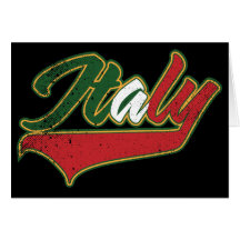 Italy Retro Card