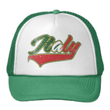 Italy Retro Trucker Hat