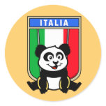 Italy Rings Panda Sticker