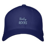 Italy ROCKS football peak caps & hats Embroidered Hats