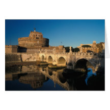 Italy, Rome, Castel Sant'Angelo and river Cards