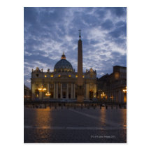 Italy, Rome, Vatican City, St. Peter's Basilica Post Card