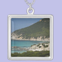 Italy, Sardinia, Solanas. Beach. necklaces