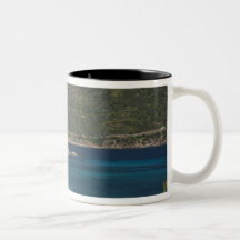 Italy, Sardinia, Teulada. Spanish tower. Coffee Mug