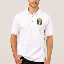 italy shield Italy flag italia map Polo Shirts