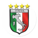 italy shield Italy flag italia map stickers
