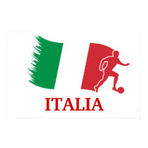 Italy Soccer Flag posters