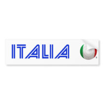 Italy - Squadra Azzurra Football Bumper Sticker