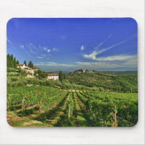 Italy, Tuscany, Greve. The vineyards of Castello Mouse Pads