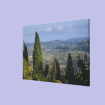 Italy, Tuscany, Montepulciano. View of the canvas prints