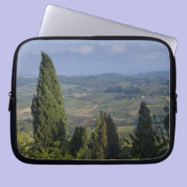 Italy, Tuscany, Montepulciano. View of the laptop sleeves
