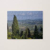 Italy, Tuscany, Montepulciano. View of the puzzles