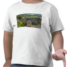 Italy, Tuscany. Roofop view of the villa Shirt