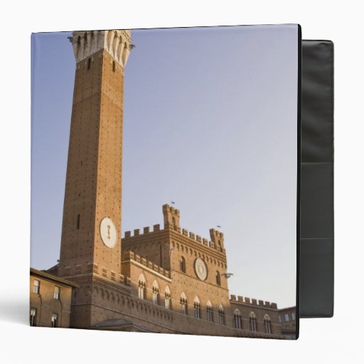 Italy, Tuscany, Sienna. Torre del Mangia on Vinyl Binder