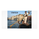 Italy Venice gondola (St.K) Custom Photo Card