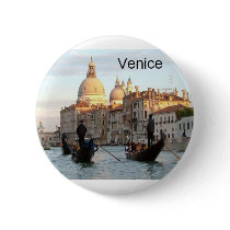 Italy Venice Grand Canal (St.K) Pinback Button