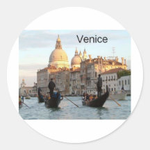 Italy Venice Grand Canal (St.K) Round Sticker
