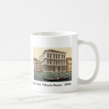 Italy  Venice Palazzo Pesaro  1890's Mug