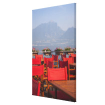 Italy, Verona Province, Torri del Benaco. Canvas Prints