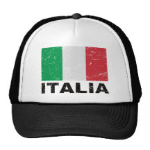 Italy Vintage Flag Hat