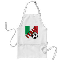 ITALY World Soccer Fan Tshirts Aprons