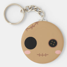 Itami the Voodoo Doll Head Keychain