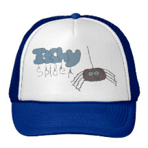 Itchy spider mesh hat
