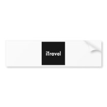 iTravel bumper stickers
