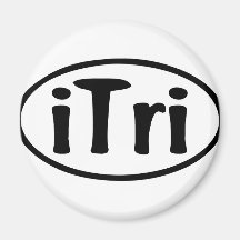 iTri Oval Magnet