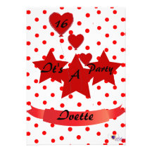 It's A 16 Party-Customize Invite