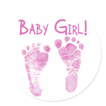 It's a baby girl! sticker