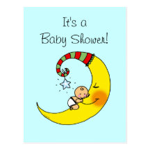 It's a Baby Shower! (baby boy) Post Card