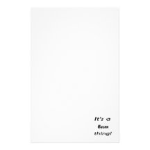 It's a bacon thing! customized stationery