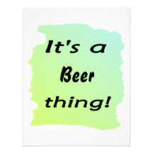 It's a Beer thing! Personalized Invitation