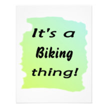 It's a biking thing! custom announcements