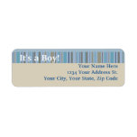 It's a Boy, Birth Announcement or Baby Shower labels