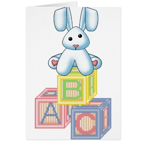 It's A Boy Blue Bunny Cards